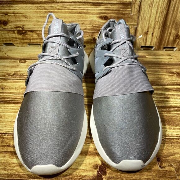 Adidas Tubular Viral Women's Size 10 Silver Gray Running Shoes Sneakers S75907 - Picture 3 of 8